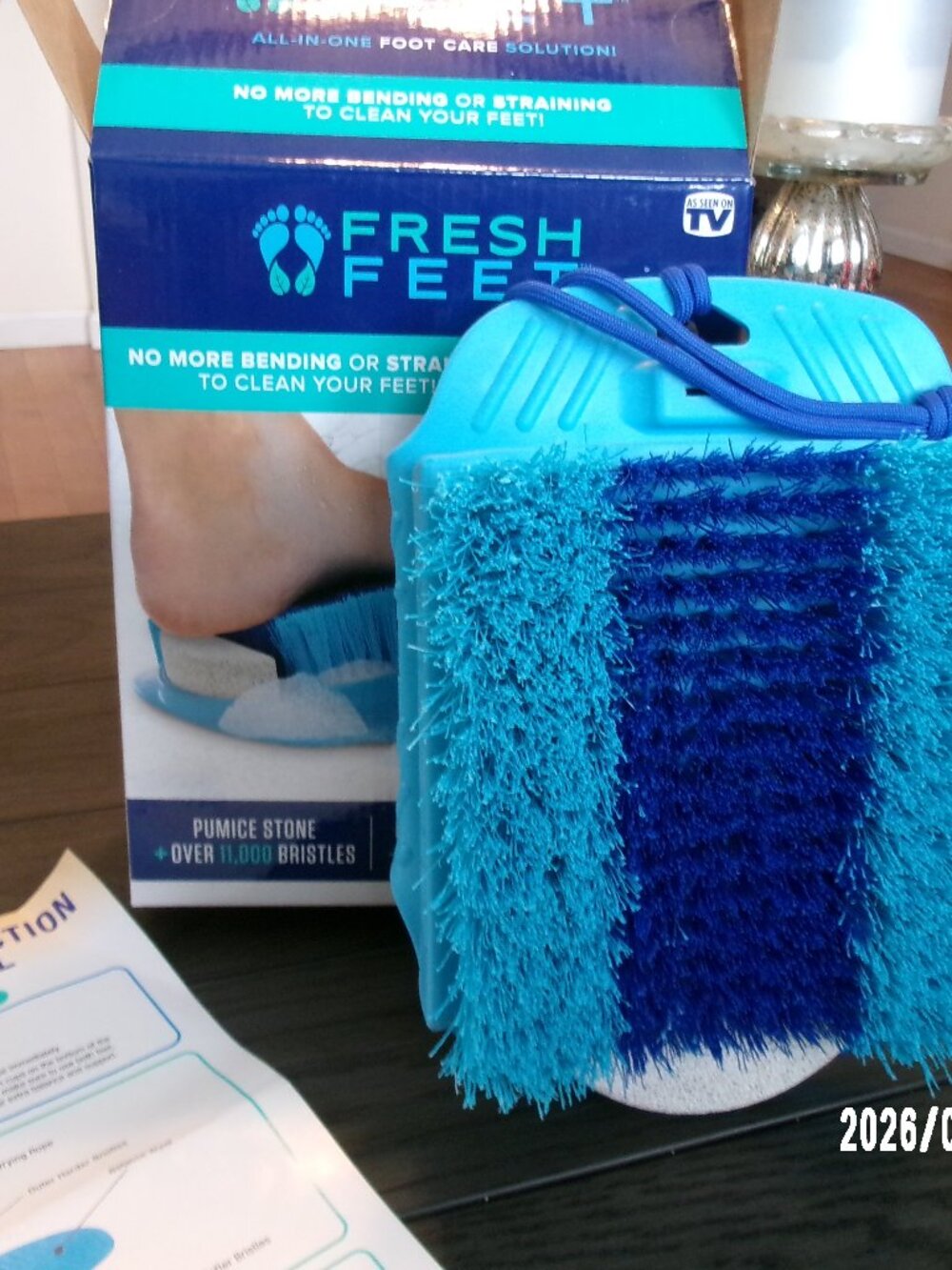 Fresh Feet Foot Scrubber Clean & Massage Your Feet As Seen on TV All in One